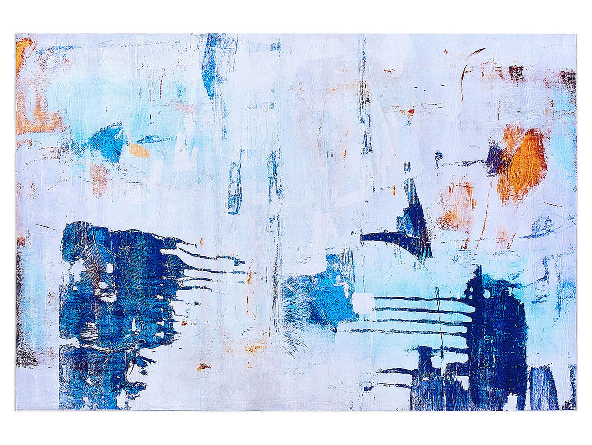 KURZFLOR-TEPPICH Adapazari 230/160 cm - Multicolor, Kunststoff (160/230cm) - Beliani