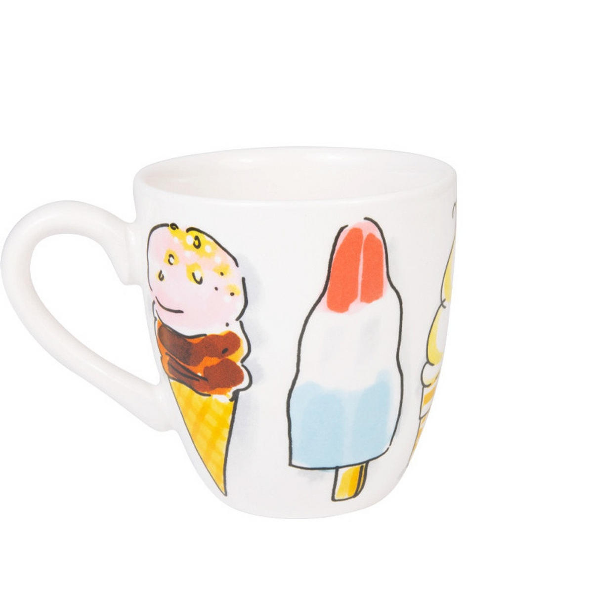MINITASSE Eis in Bunt - 200 ml - Multicolor, Keramik (0.2L) - Blond Amsterdam