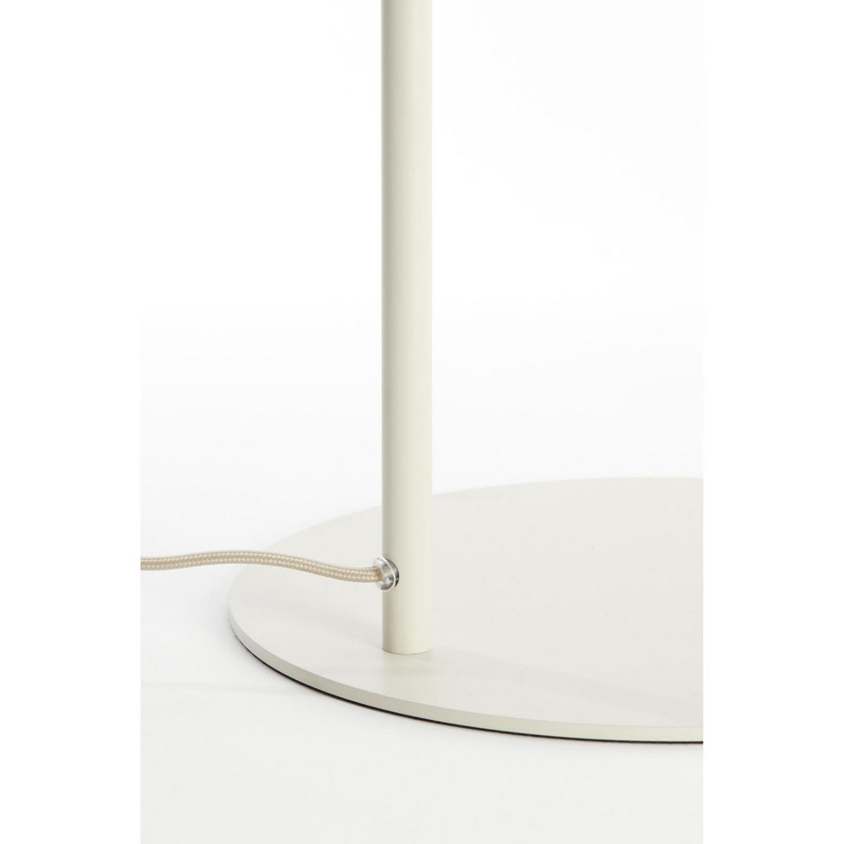 STEHLEUCHTE Bisho Weiß 47/28/160 cm - Weiß, Glas (47/28/160cm) - Light & Living