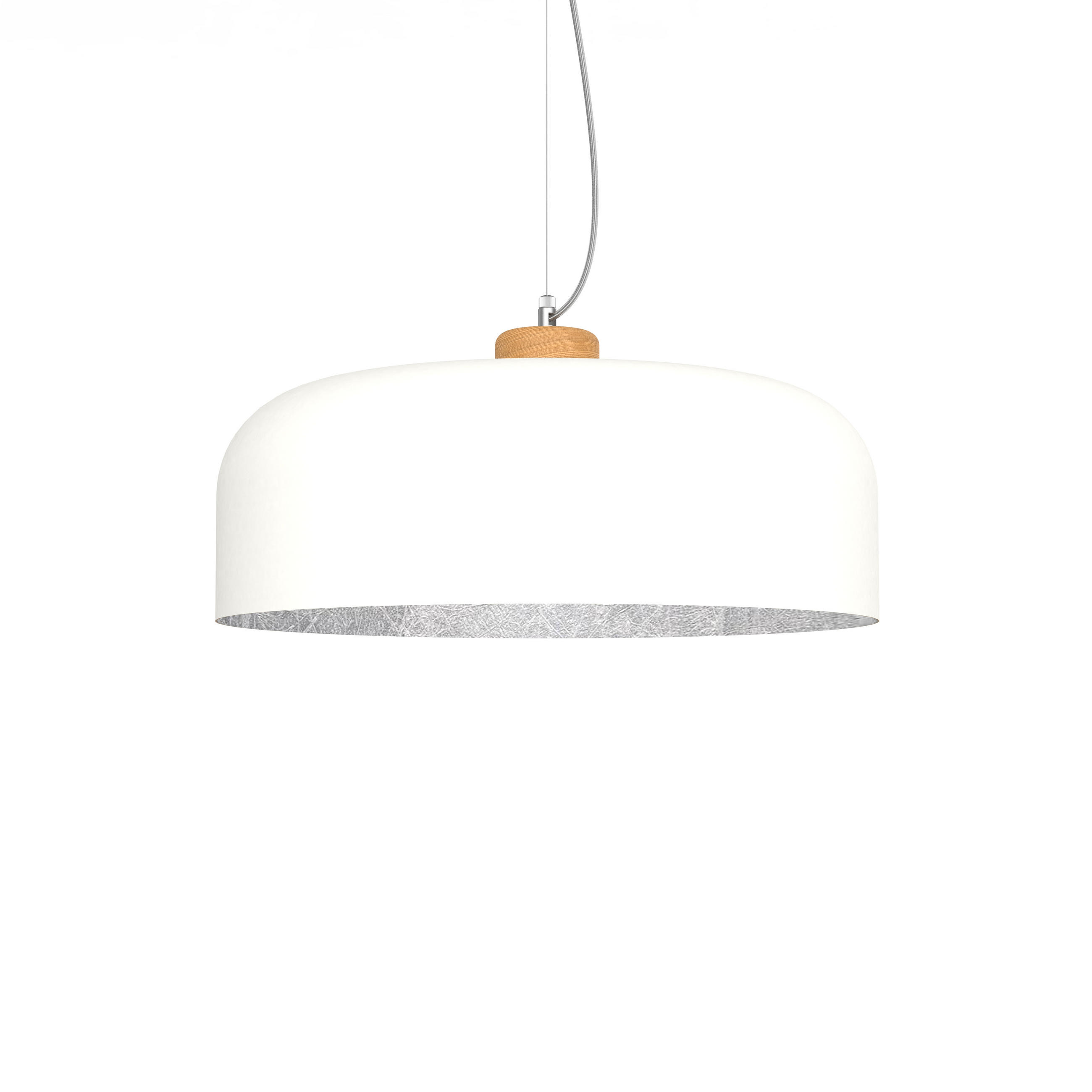 HÄNGELEUCHTE - Weiß, Metall (50/50/17cm) - Lumicom