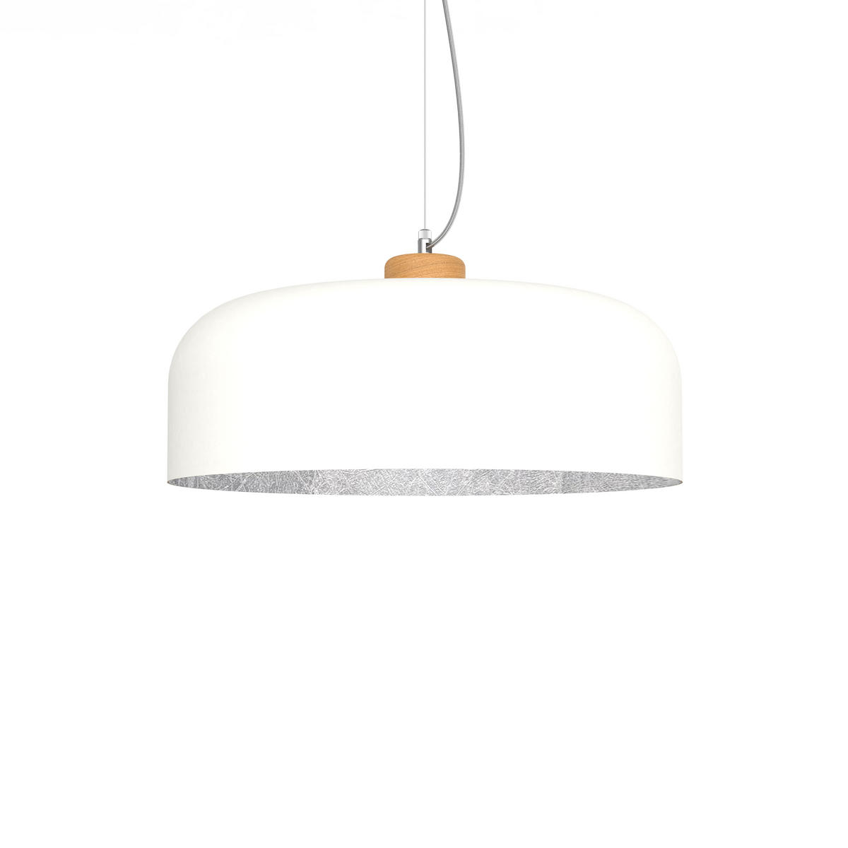 HÄNGELEUCHTE - Weiß, Metall (50/50/17cm) - Lumicom