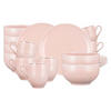 FRÜHSTÜCKS-SET Amina Rosé 18er Set - Rosa, Keramik (1/1/1cm) - Seltmann Weiden
