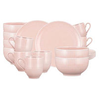 FRÜHSTÜCKS-SET Amina Rosé 18er Set - Rosa, Keramik (1/1/1cm) - Seltmann Weiden