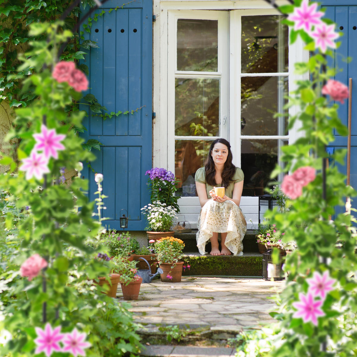 ROSENBOGEN - Schwarz, Metall (110/224/41cm) - Relaxdays