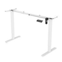 SCHREIBTISCHGESTELL Jiri weiß - Weiß, Metall (58.5/135/118cm) - SVITA