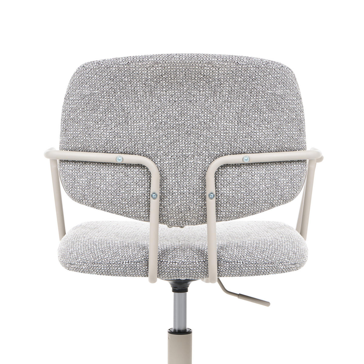 BÜROSTUHL Stoff Grau Ripley - Beige, Textil (60/82/60cm) - Beliani