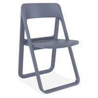 KLAPPSTUHL SLAG grau - Weiß, Kunststoff (48/45/48cm) - Légia Home