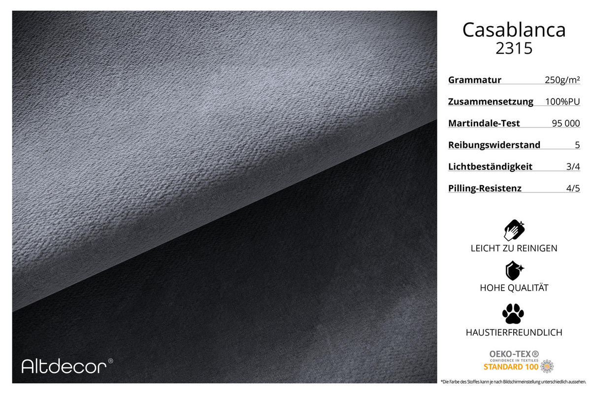 BOXSPRINGBETT AMAY-Z KING - 200x200 - H3/H4 - Dunkelgrau - Dunkelgrau, Holzwerkstoff (200/200cm) - ALTDECOR