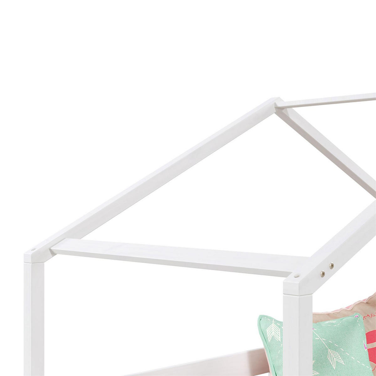 HAUSBETT RENA 90X200 CM - Weiß, Holz (96/138/206cm) - IDIMEX