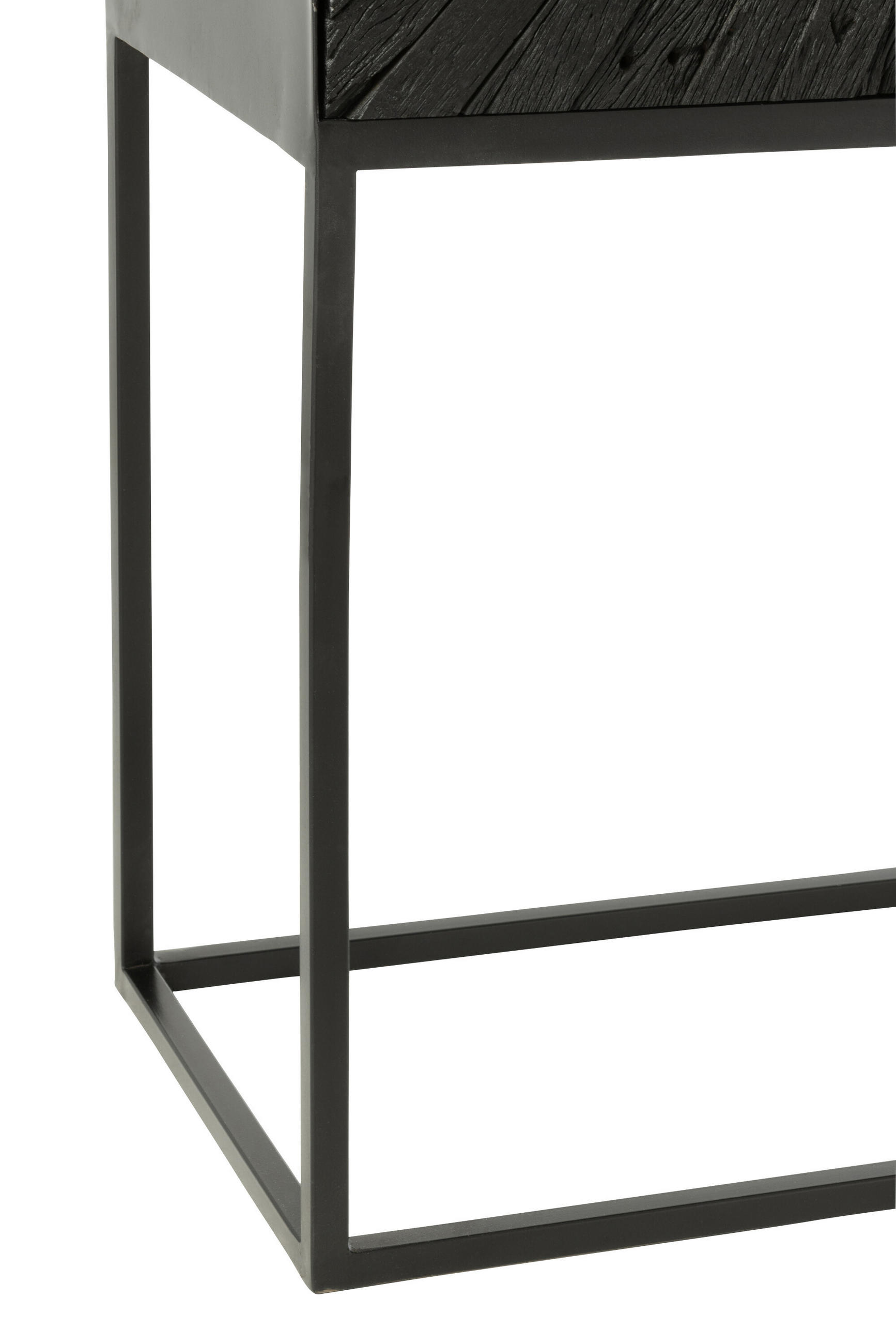 SCHRANK SHANIL - Holz - Schwarz - Schwarz, Holz (40/162/90cm) - J-Line