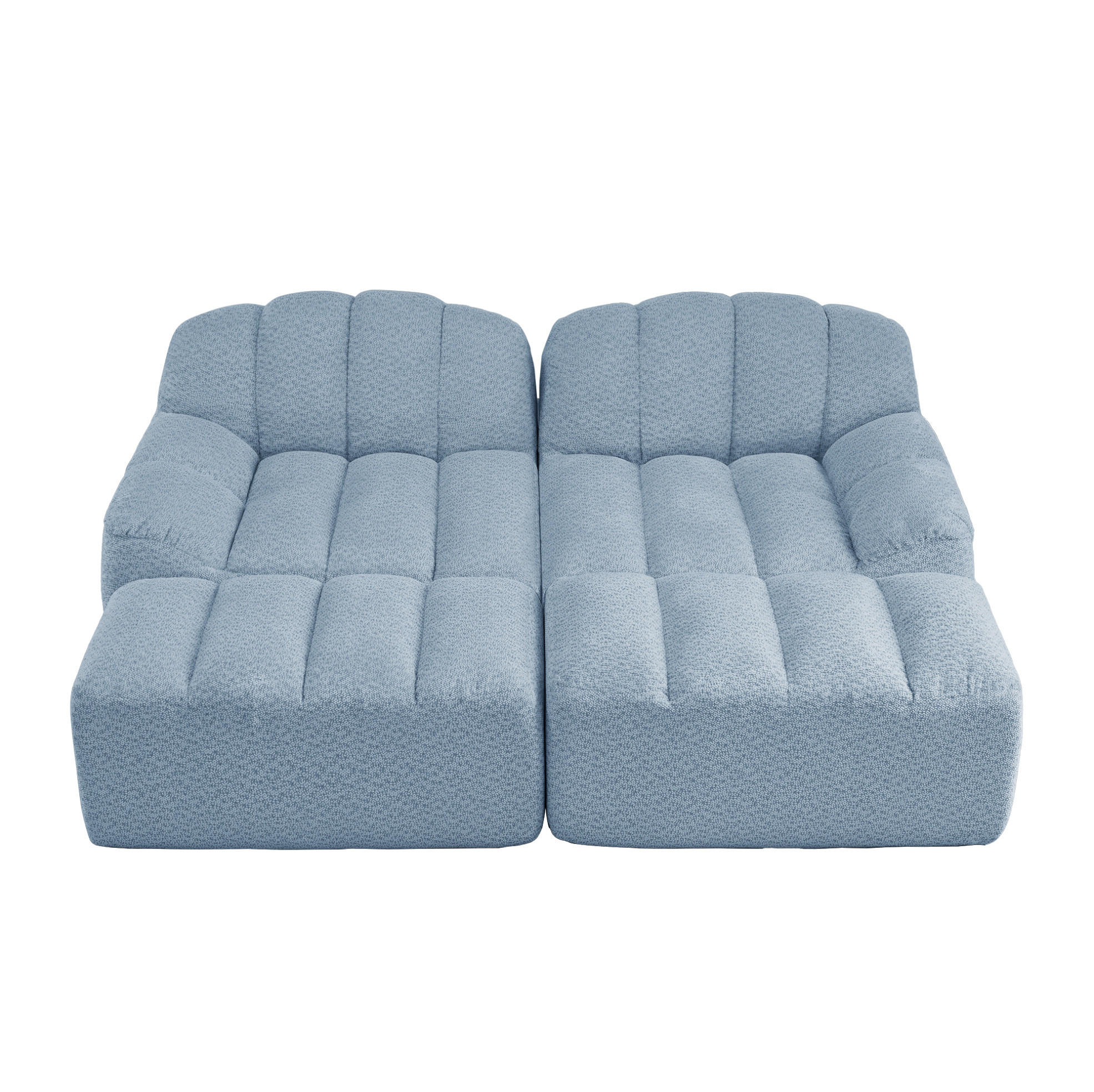 Modenvie Modulsofa Blau 165x79x210 cm
