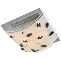 LED WANDLEUCHTE Lorena Silber Metall Glas - Silberfarben, Glas (30/12.5/30cm) - Esto