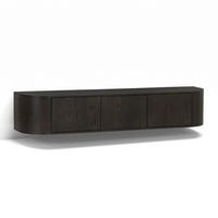 TV-MÖBEL Novero Braun 35/180/33 cm - Dunkelbraun, Holz (180/33/35cm) - Livingfurn