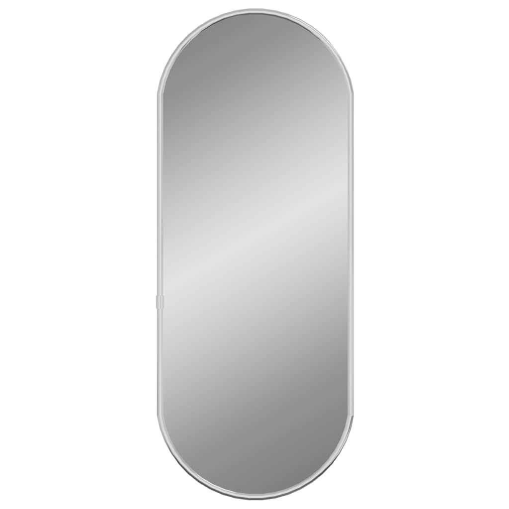 WANDSPIEGEL Silbern 50x20 cm Oval - Silberfarben, Glas (20/50/1cm) - furnicato