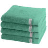 HANDTUCH Sinfonie 4er-Set - Türkis, Textil (50/100cm) - Ross