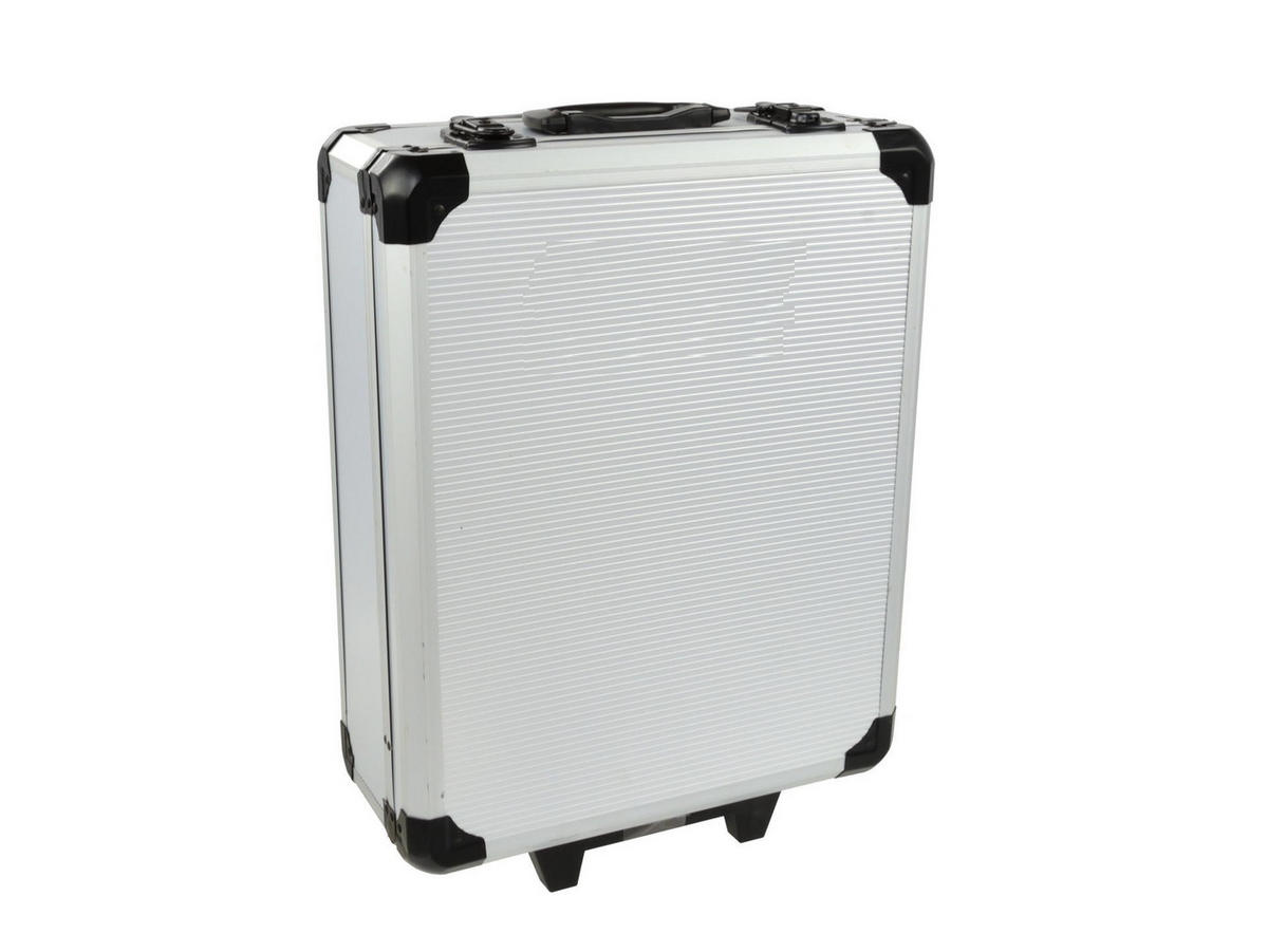 ALUKOFFER, Trolley für Werkzeug, Werkzeugtrolley (LEER) 37 x 18 x 46 cm - Multicolor, Metall (37/50/18cm) - TRIZERATOP