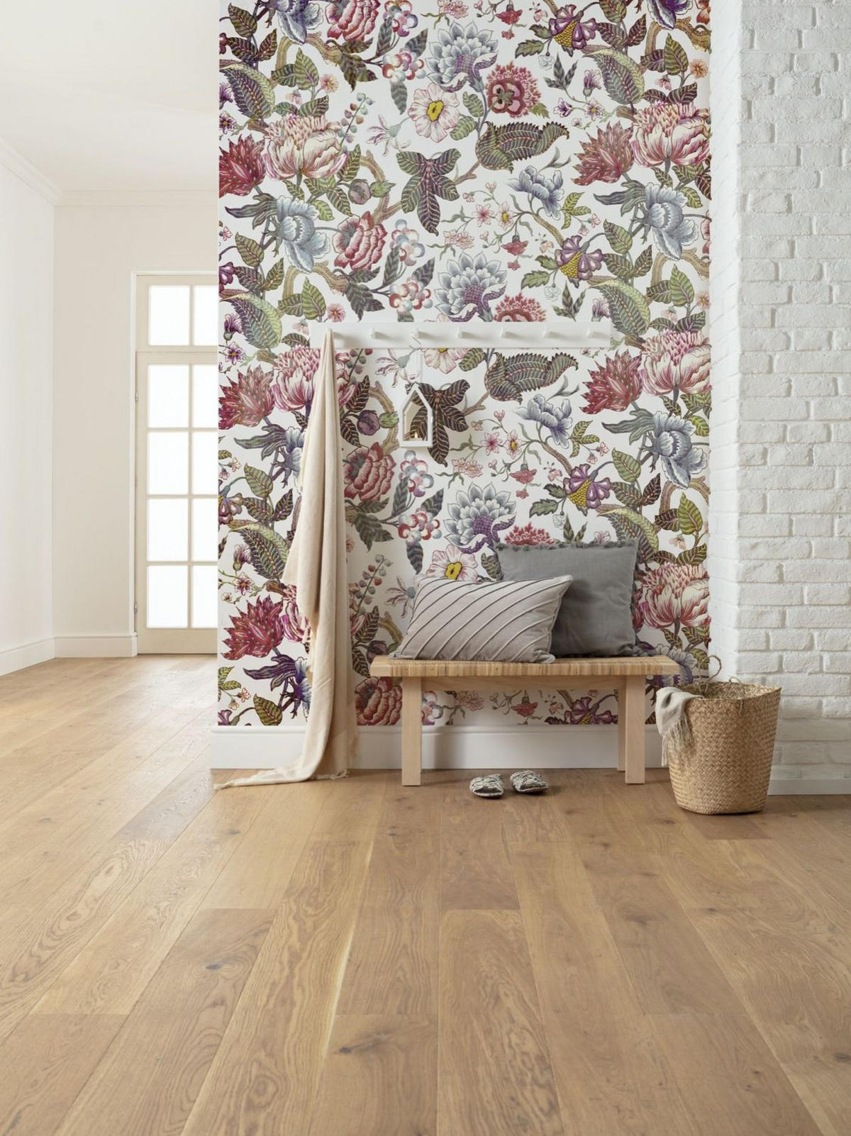 FOTOTAPETE Blumen 200 x 280 cm - Multicolor, Papier (200/280cm) - Sanders & Sanders