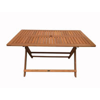 GARTENTISCH hong kong - Hellbraun, Holz (135/80/74cm) - Habitat Garten