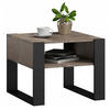 COUCHTISCH KAJA Grange Eiche 60/53,6/50 cm - Eichefarben, Holzwerkstoff (53.6/60/50cm) - Matkam Möbel