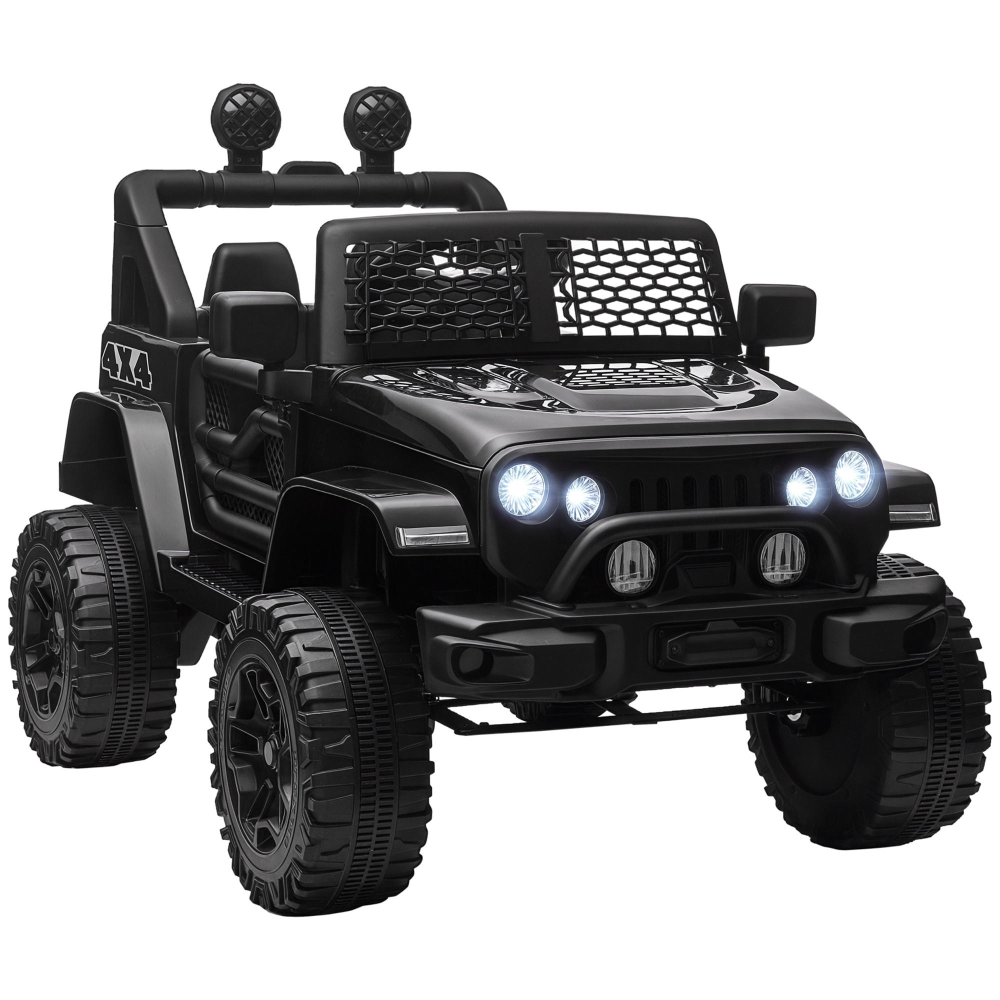 ELEKTRO-KINDERAUTO DE-13008 Fernbedienung Schwarz - Schwarz, Kunststoff (100/64.2/71cm) - ComfortXL