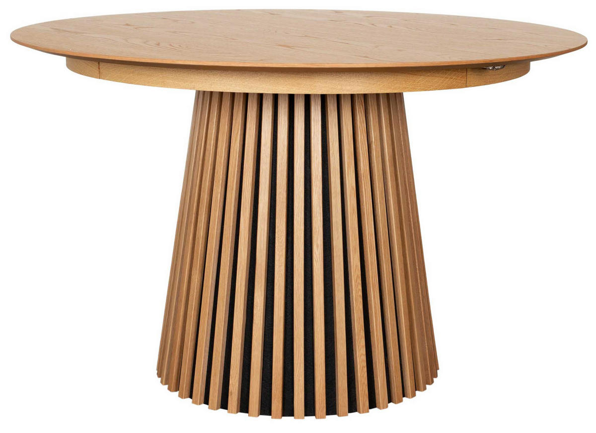 ESSTISCH Oria ausziehbar FSC® - Braun/Naturfarben, Eichenholz/Holz (120/210/76cm) - Mr. Deko