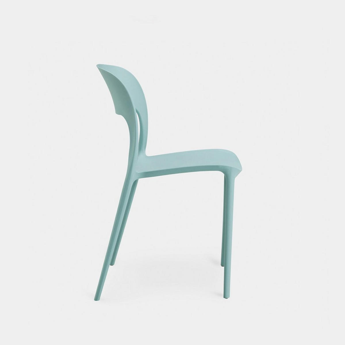 GARTENSTUHL Klint Grün 46 cm x 83 cm 4er-Set - Grün, Kunststoff (46/83/58cm) - Klast Home