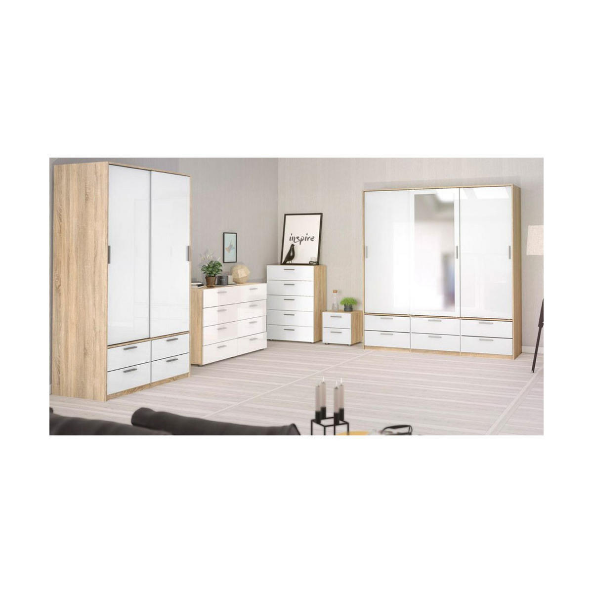 KOMMODE Eiche Dekor - Eichefarben, Holzwerkstoff (70/102/40cm) - ebuy24