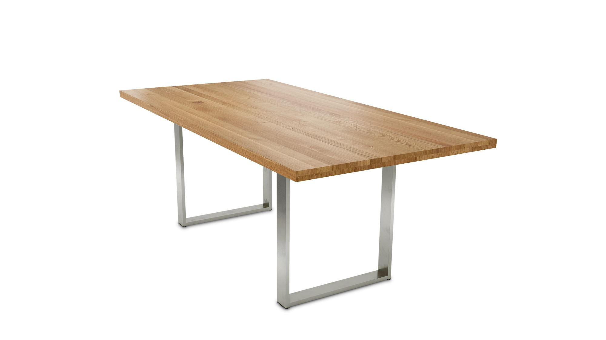 58aufmkessel Massivholztisch Wildeiche 74x90x160 cm