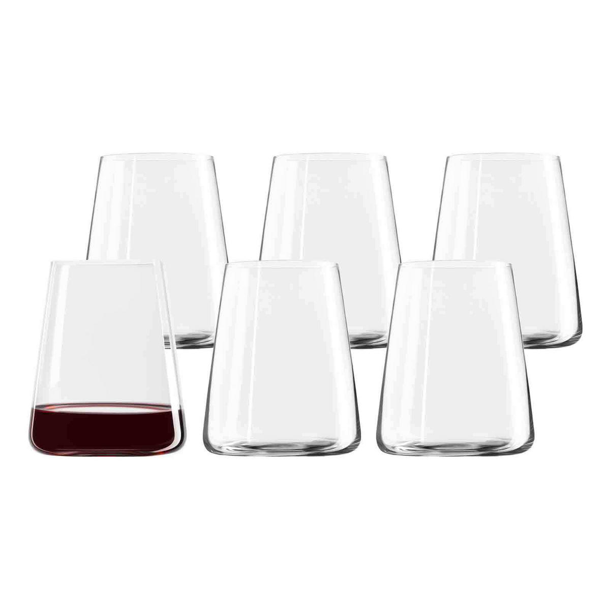 BECHER Power transparent 500 ml 6er Set - Transparent, Glas (0.5L) - Stölzle Lausitz