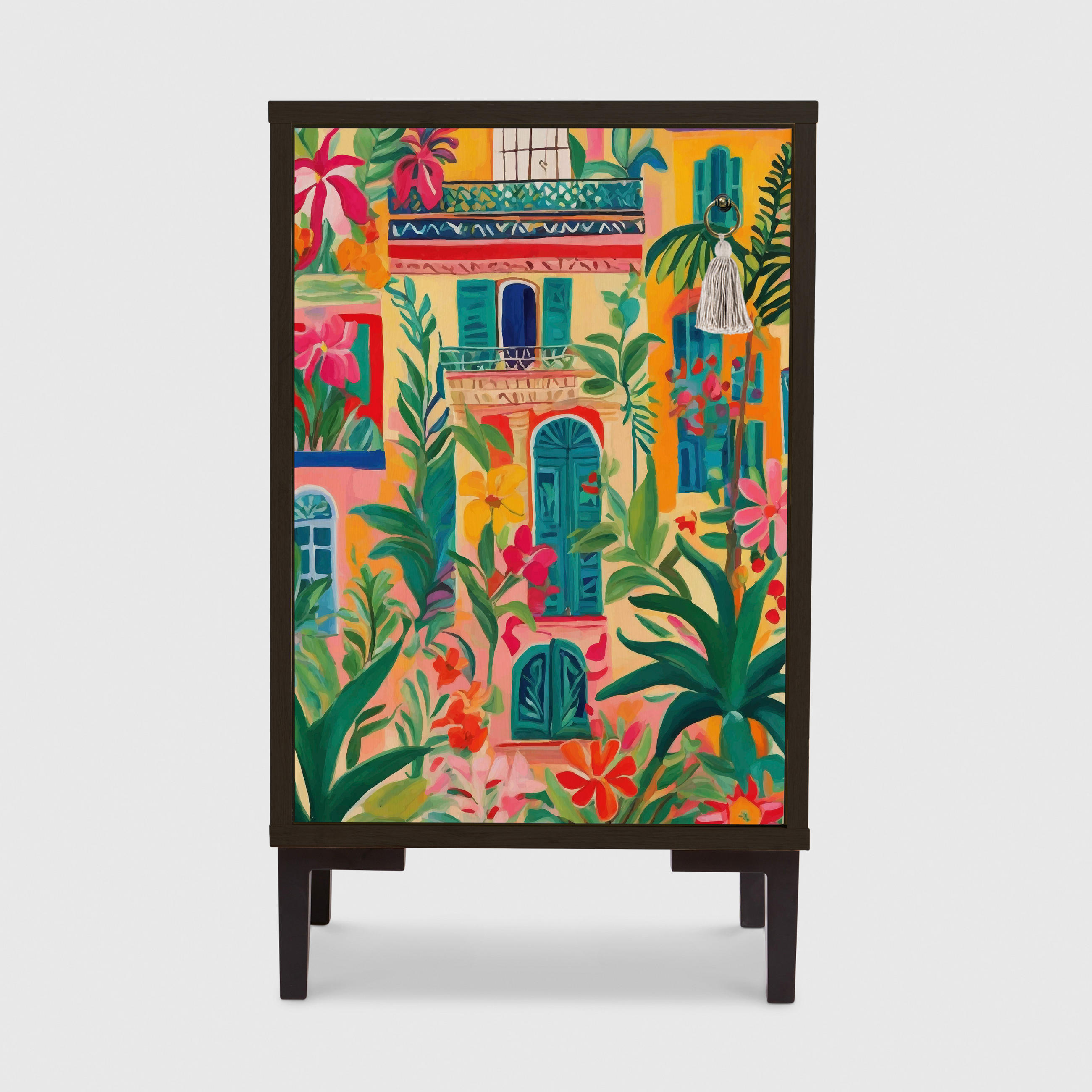 NACHTTISCH aus MDF mit PARADISE - Grün, Holzwerkstoff (30/65/40cm) - RNT By Really Nice Things