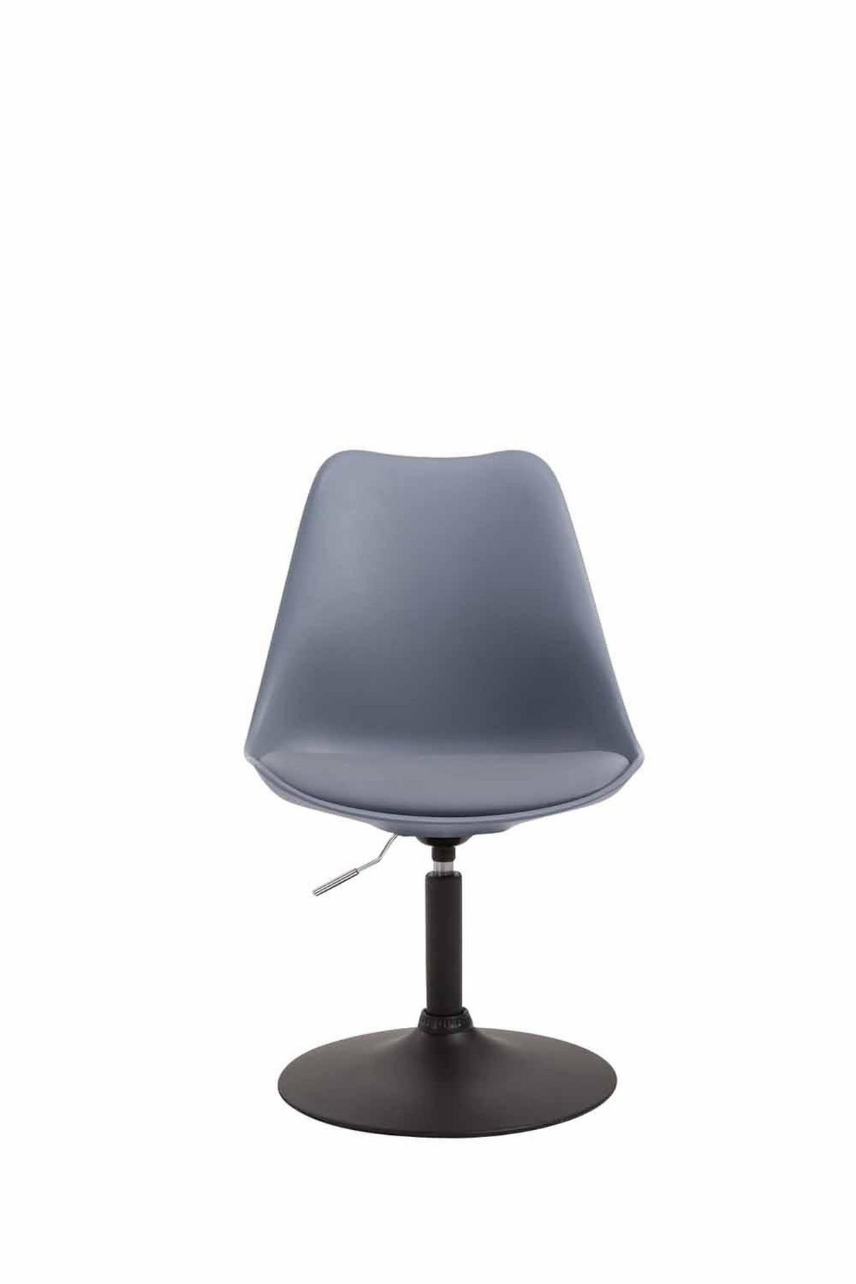 DREHSTUHL Kunststoff grau - Schwarz/Grau, Kunststoff/Metall (48/76/57cm) - CLP