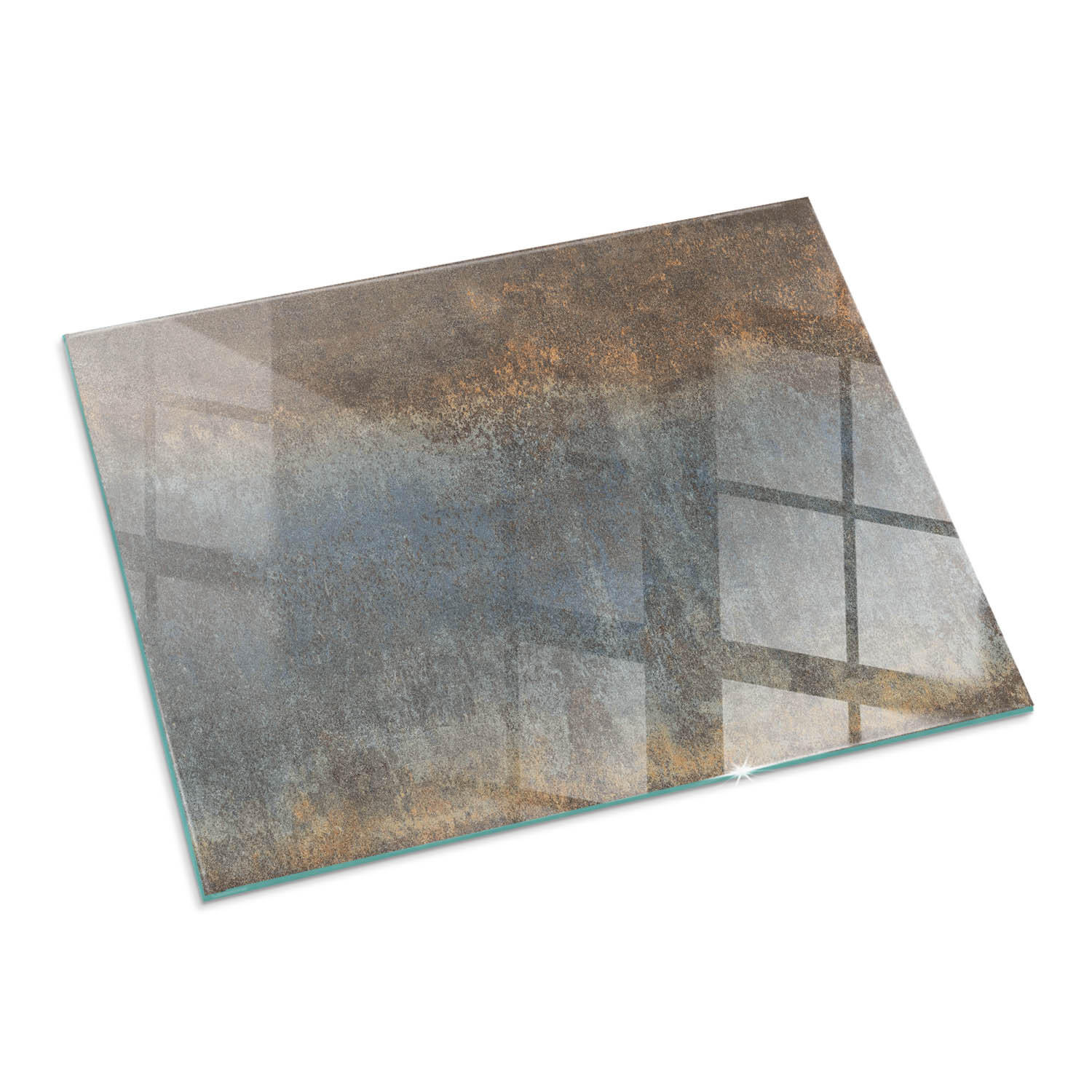 GLASPLATTE für Kamin 80x60 cm Braun - Braun, Glas (80/60/0.4cm) - ArtPrintCave