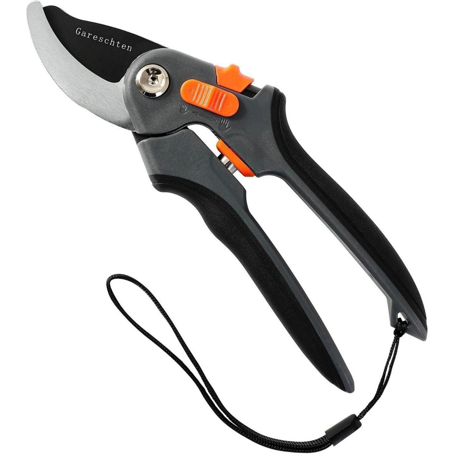 GARTENSCHERE Bypass mit verstellbarem Griff und SK5 Klinge - Multicolor, Metall (7/0.1/25cm)