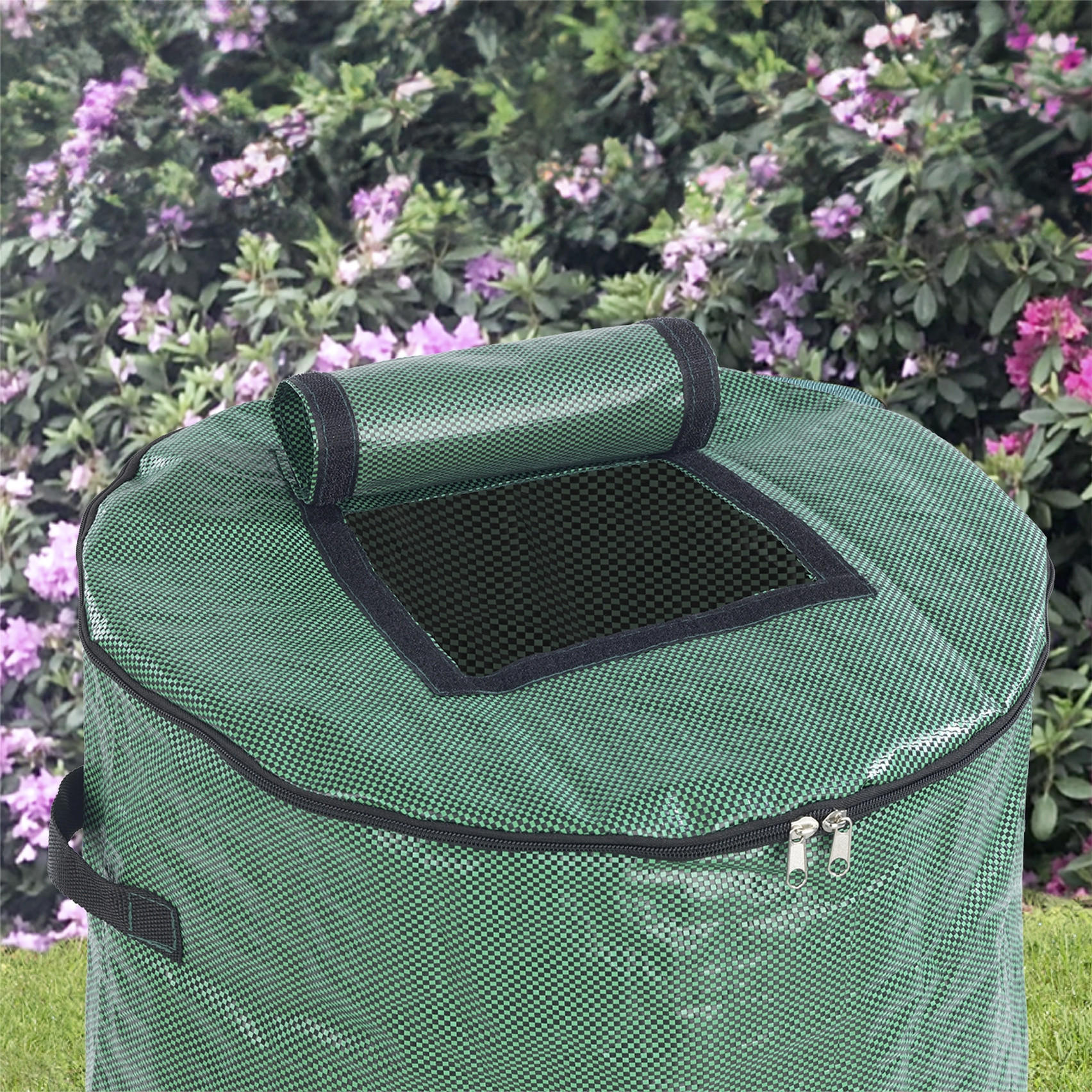 GARTENKOMPOSTER faltbar 2 x 125 l - Grün, Kunststoff (45/80/45cm) - Maximex