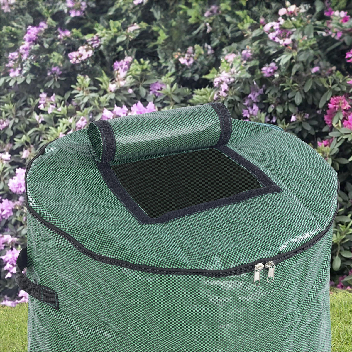 GARTENKOMPOSTER faltbar 2 x 125 l - Grün, Kunststoff (45/80/45cm) - Maximex