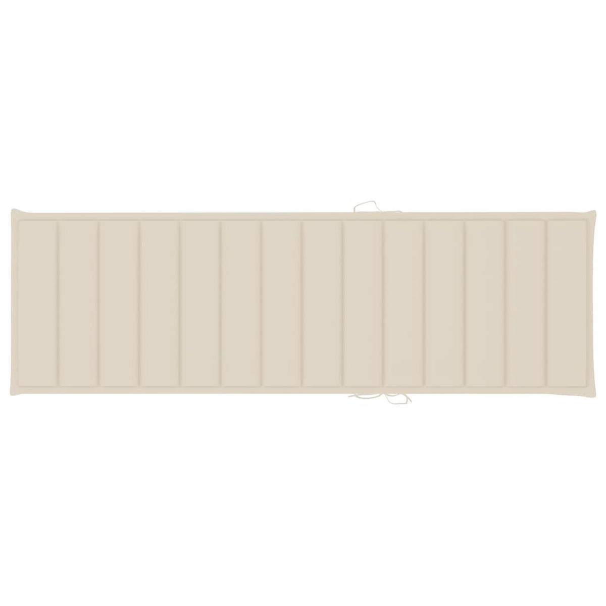 SONNENLIEGE mit Auflage Akazie Massivholz - Grau, Holz (68/86/200cm) - furnicato