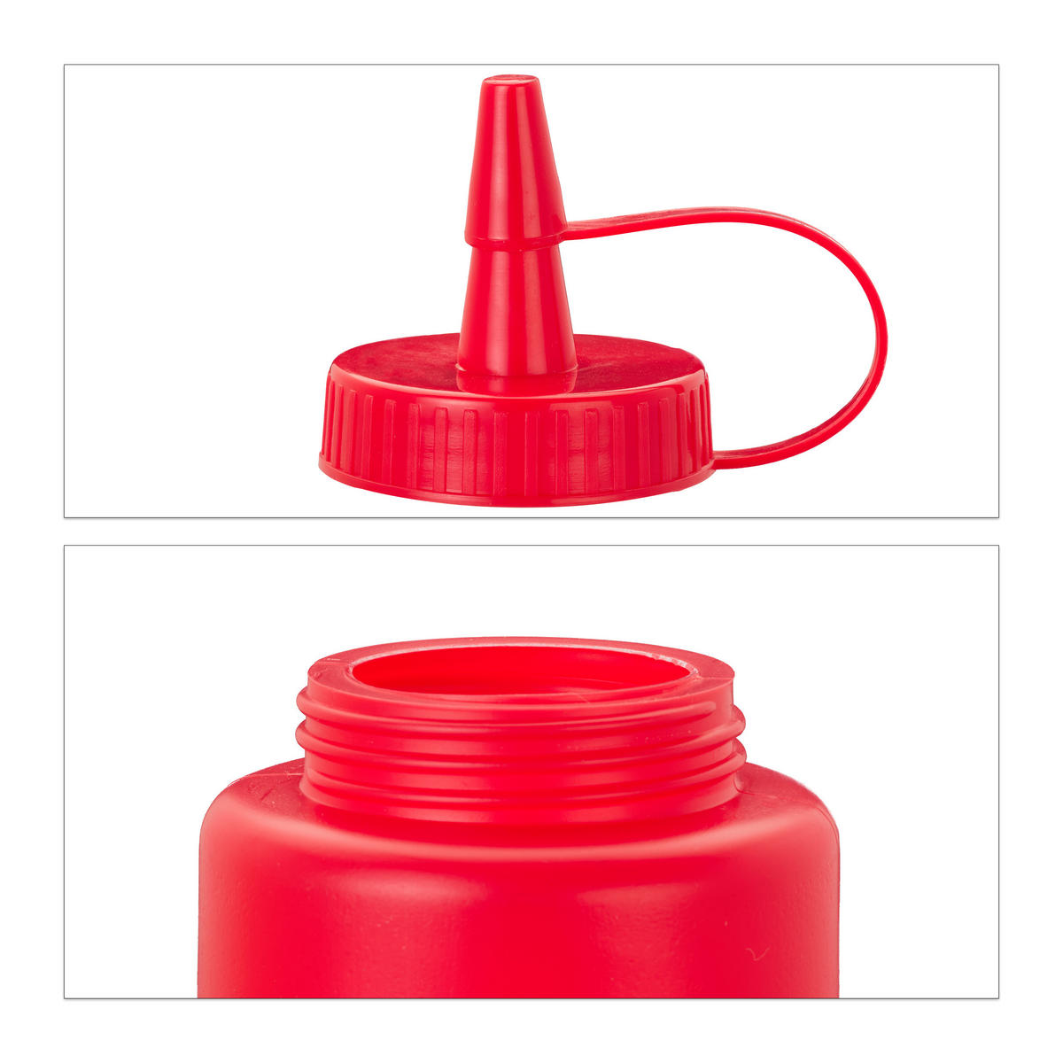 9xSQUEEZEFLASCHE - Multicolor, Kunststoff (7/21/5.5cm) - Relaxdays