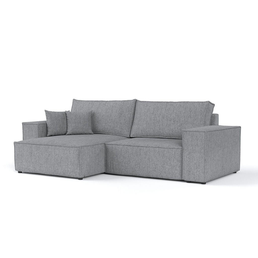 AltaBeds ROHOVÁ SEDAČKA CAVO, textil, Šedá