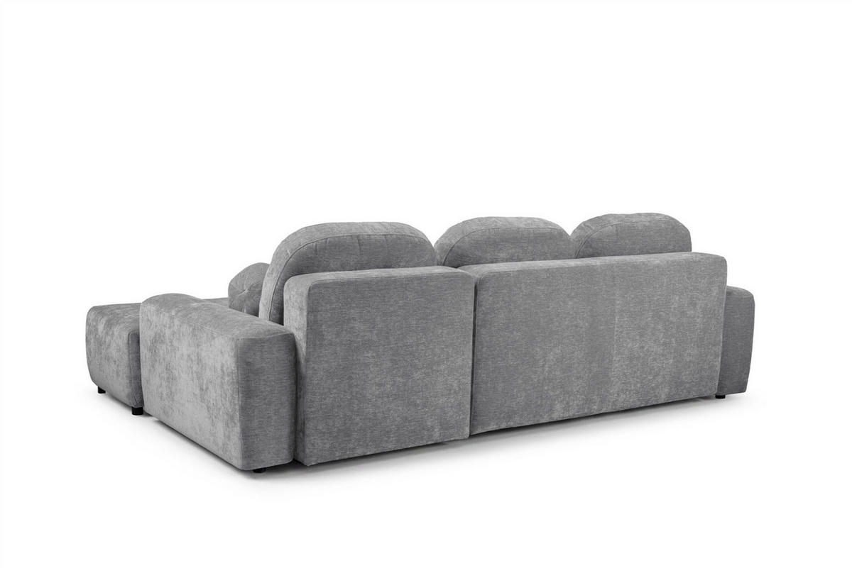 ECKSOFA Argos In Vibe - Grau, Holzwerkstoff/Textil (267/170cm) - Fun Möbel