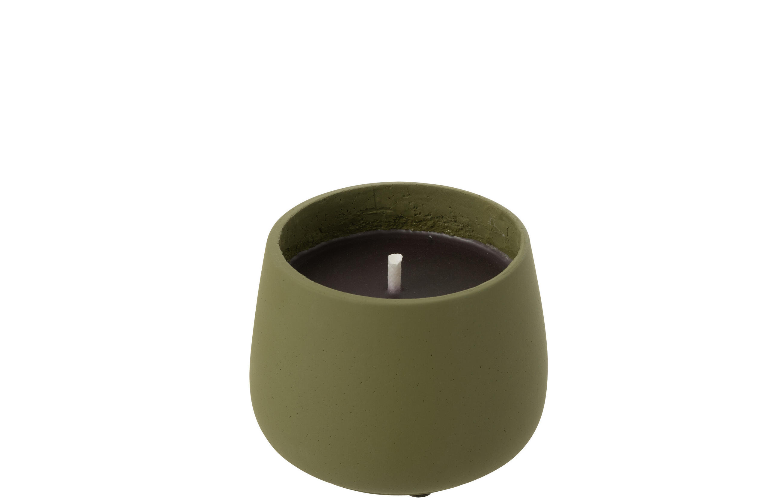 KERZEN CYRA - Zement - Grün - S - 18 Std. - Grün, Stein (14/11cm) - J-Line