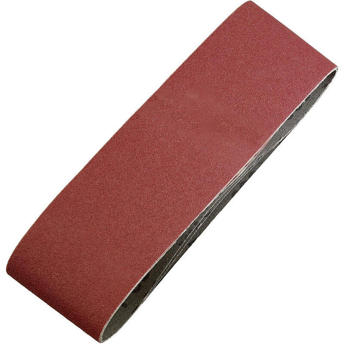 SCHLEIFBAND – 135 x 1210 mm, Körnung 40, zum Schleifen und Polieren. - Rot, Metall (15/122/1cm) - DCA