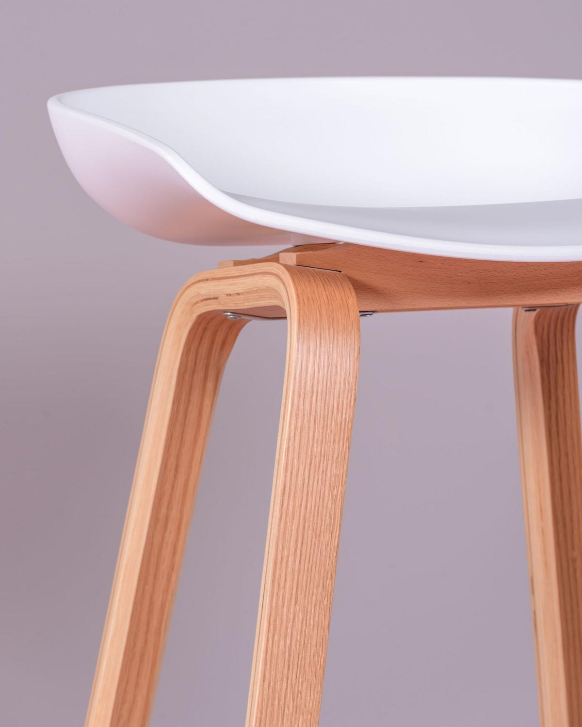 HOCKER Kunststoff Weiß - Weiß, Kunststoff (54/83/45cm) - Nest Dream