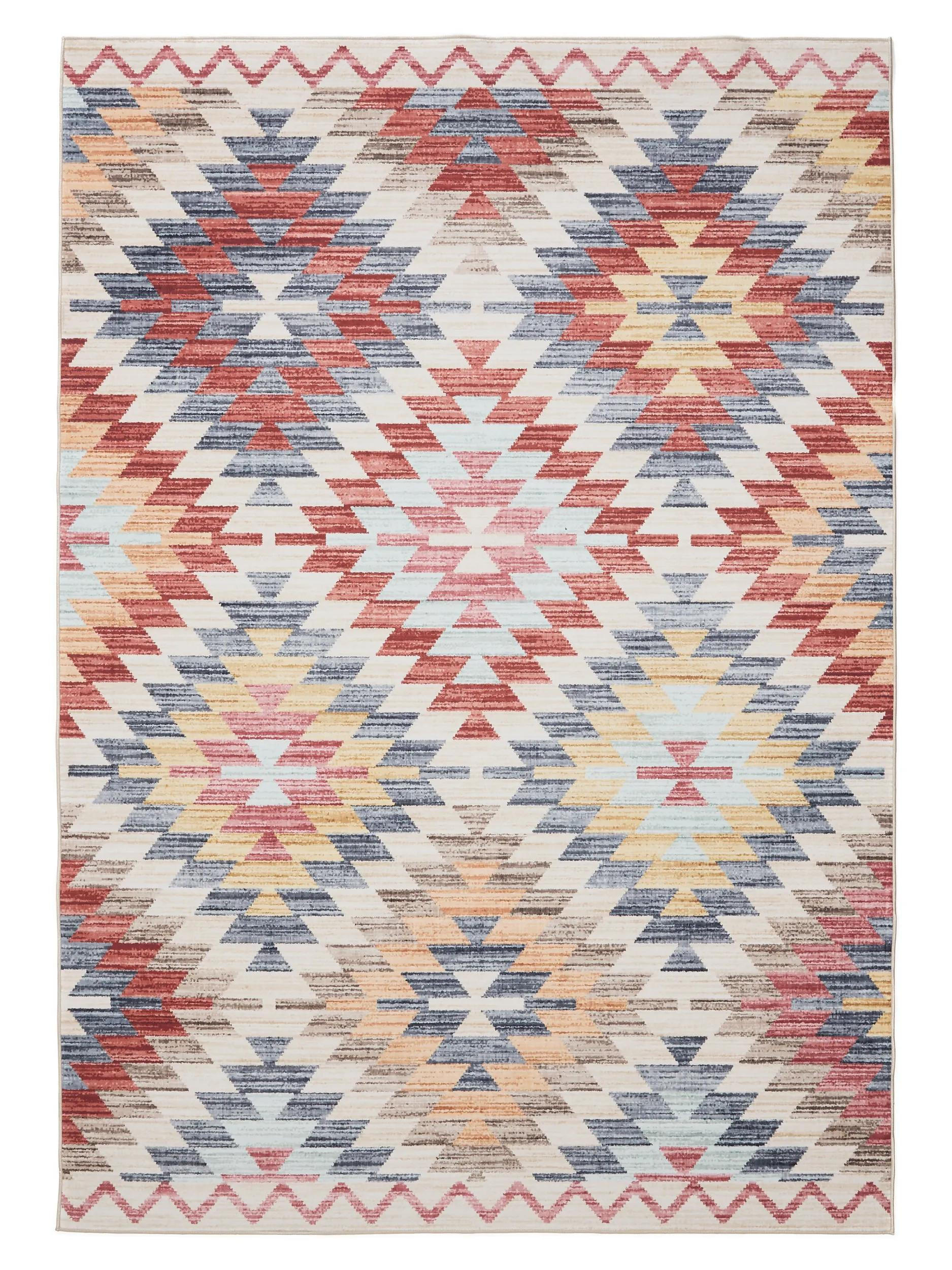 VINTAGE-TEPPICH George waschbar 200x300 cm - Beige/Multicolor, Kunststoff (200/300cm) - benuta