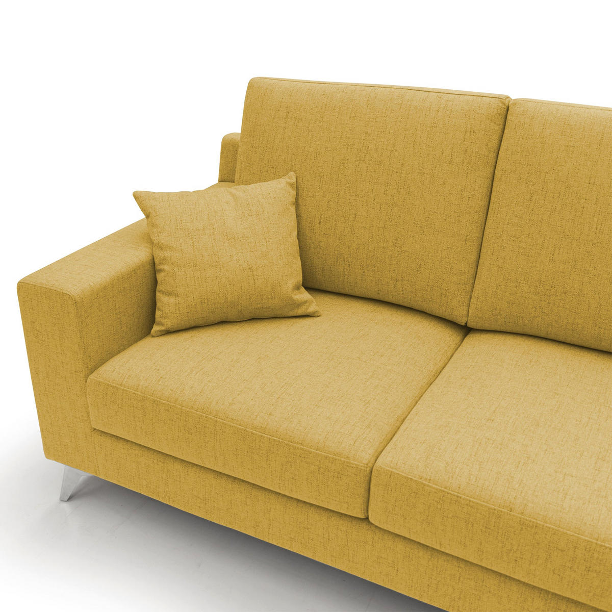 LINEARSOFA Michael - Gelb, Textil (146/95/91cm) - Divani.store