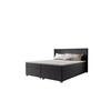 BOXBETT SIMPLE mit Matratze H3, Bonell und Topper 140x200 COSMIC 97 - Grau, Textil (140/200cm) - Bedante