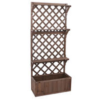 HOCHBEET Braun - Braun, Holz (77/177/33cm) - MCW