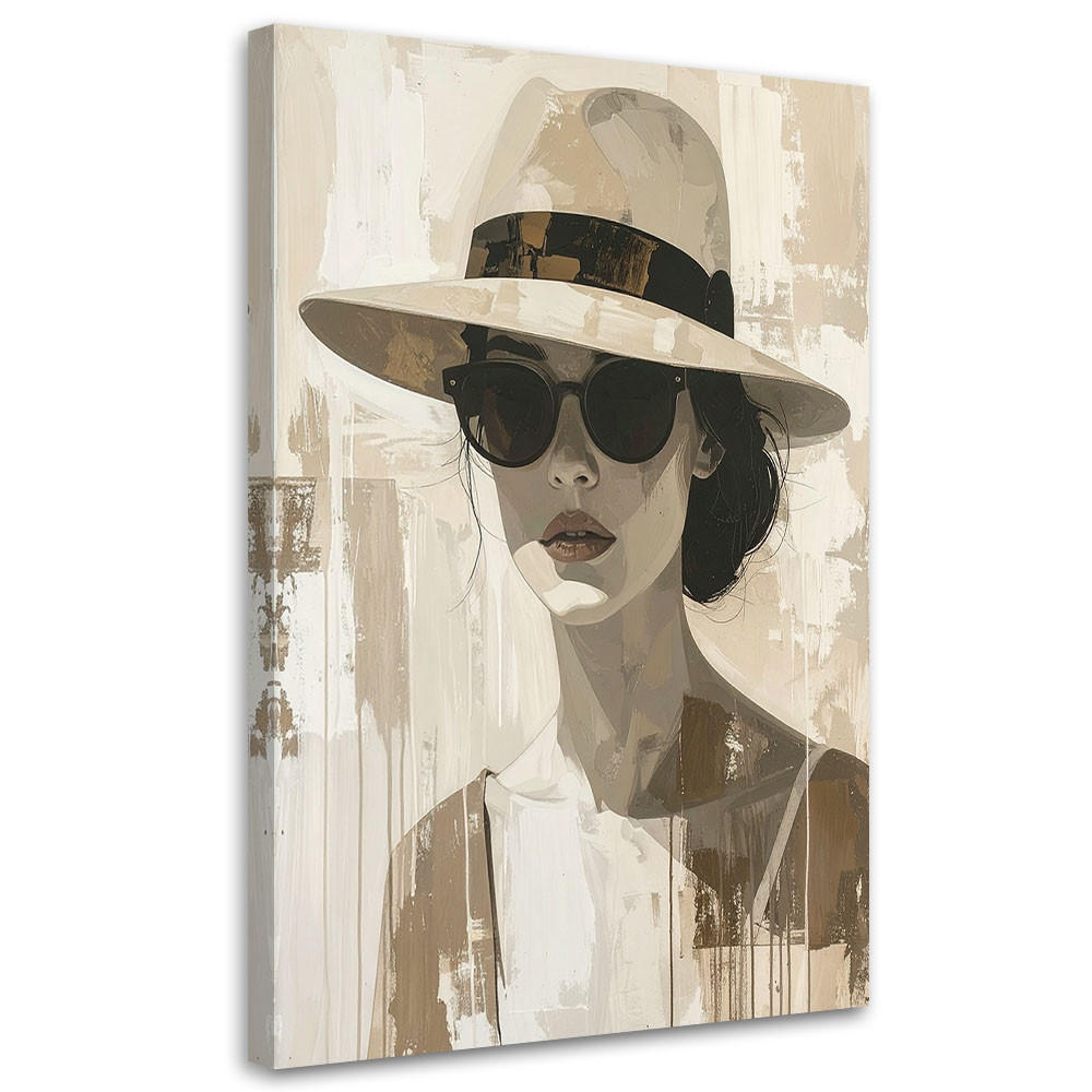 Feeby Leinwandbilder, Weiß 40x60 cm