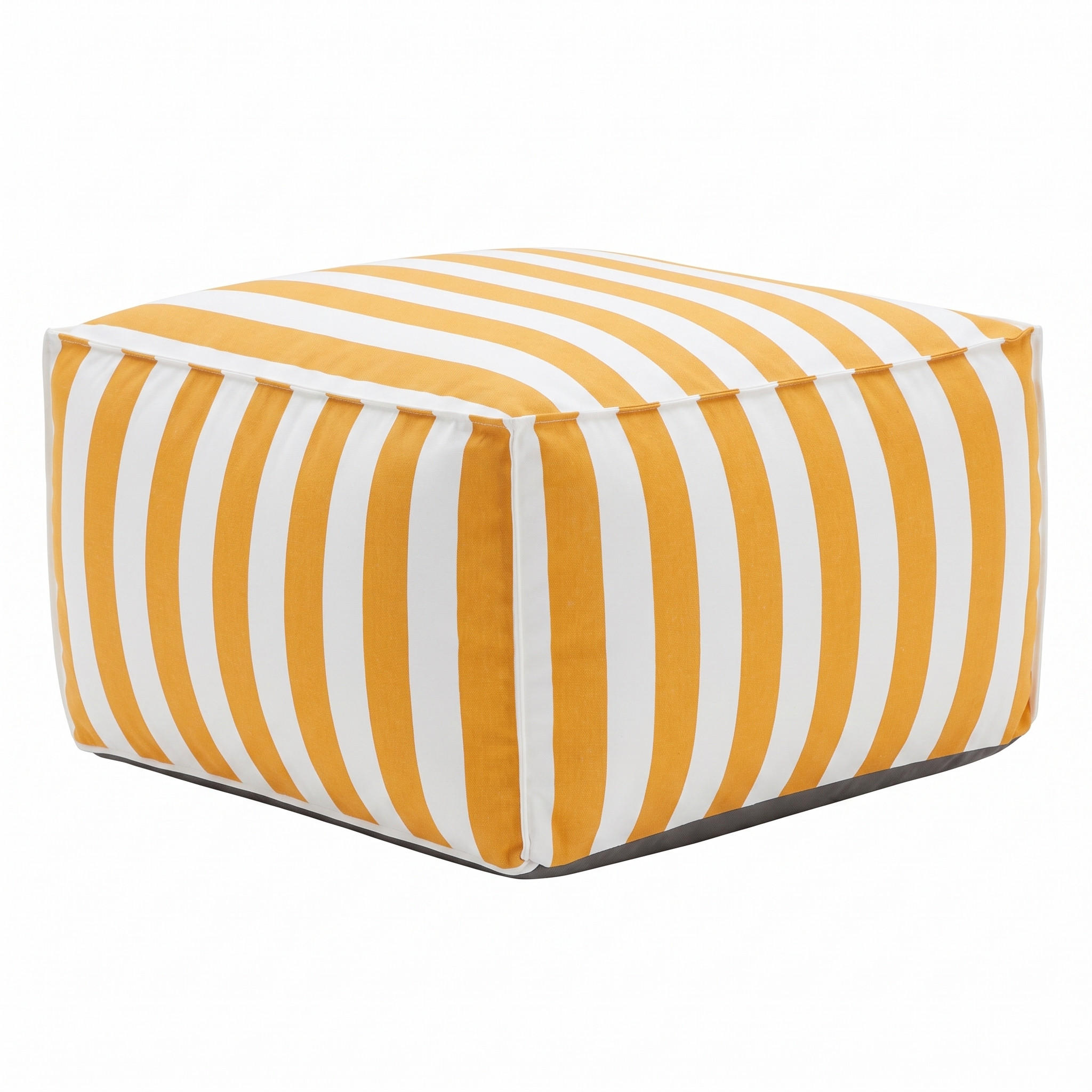 OUTDOOR Pouf Sitzsack SOFT für Garten & Terrasse, Gelb - Gelb, Textil (70/40/70cm) - Muffo