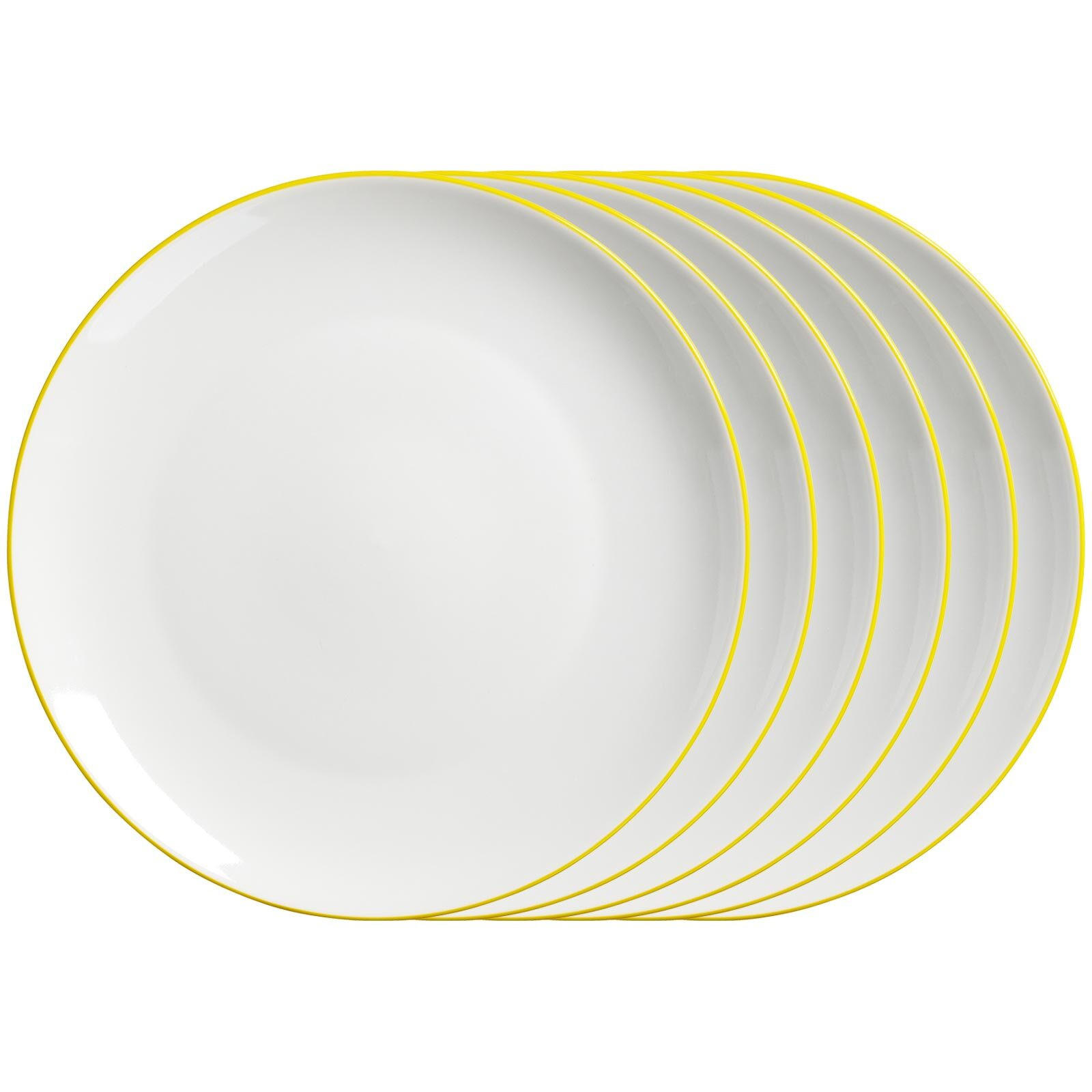 SPEISETELLER Adela gelb ø 26,5 cm 6er Set - Gelb, Keramik (26.5cm) - Ritzenhoff Breker