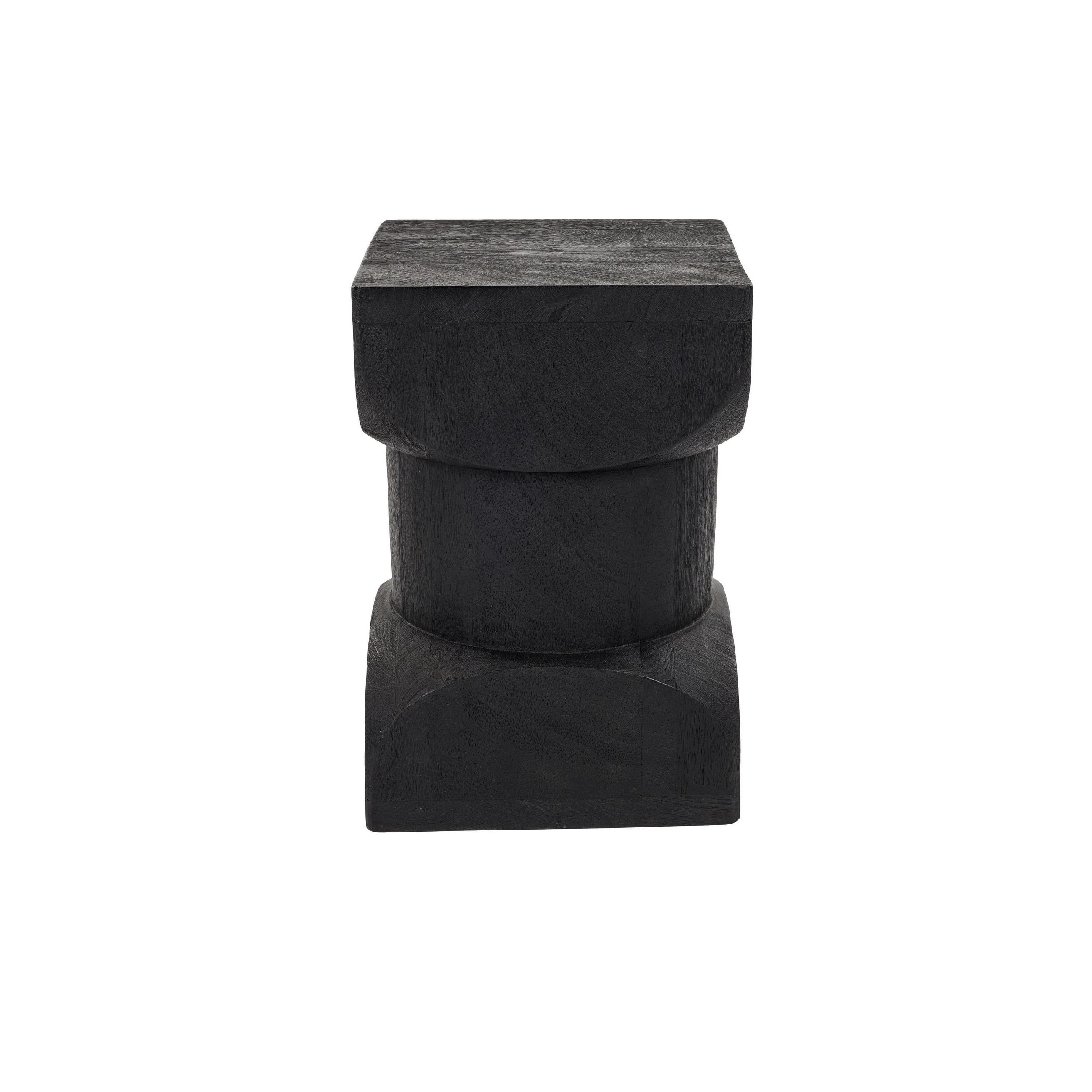BEISTELLTISCH Rea Quadratisch 30x30 cm Dunkelbraun - Schwarz, Holz (30/30/45cm) - Housecraft Living